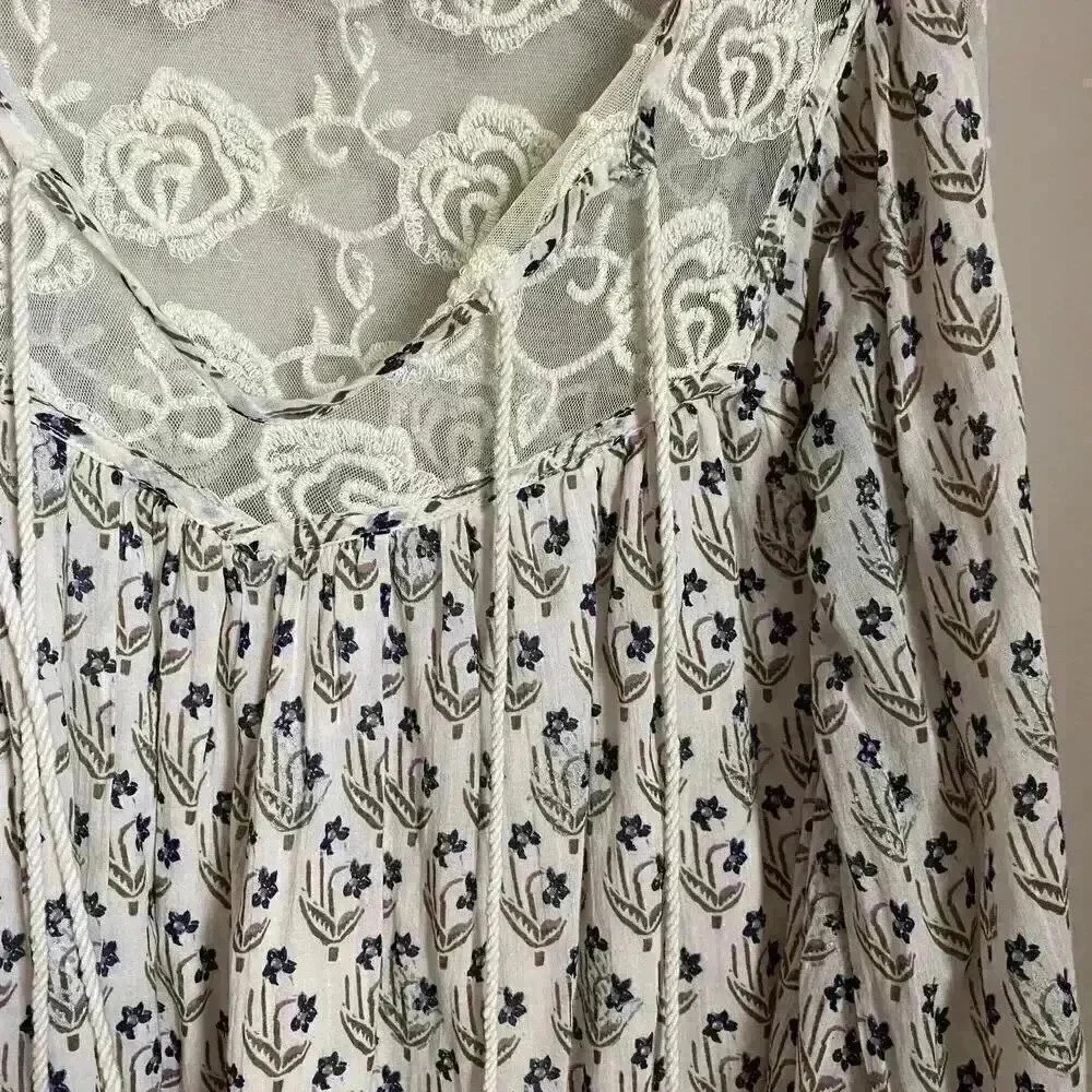 Free People Nomad Child Dress Ivory‎ Size Small